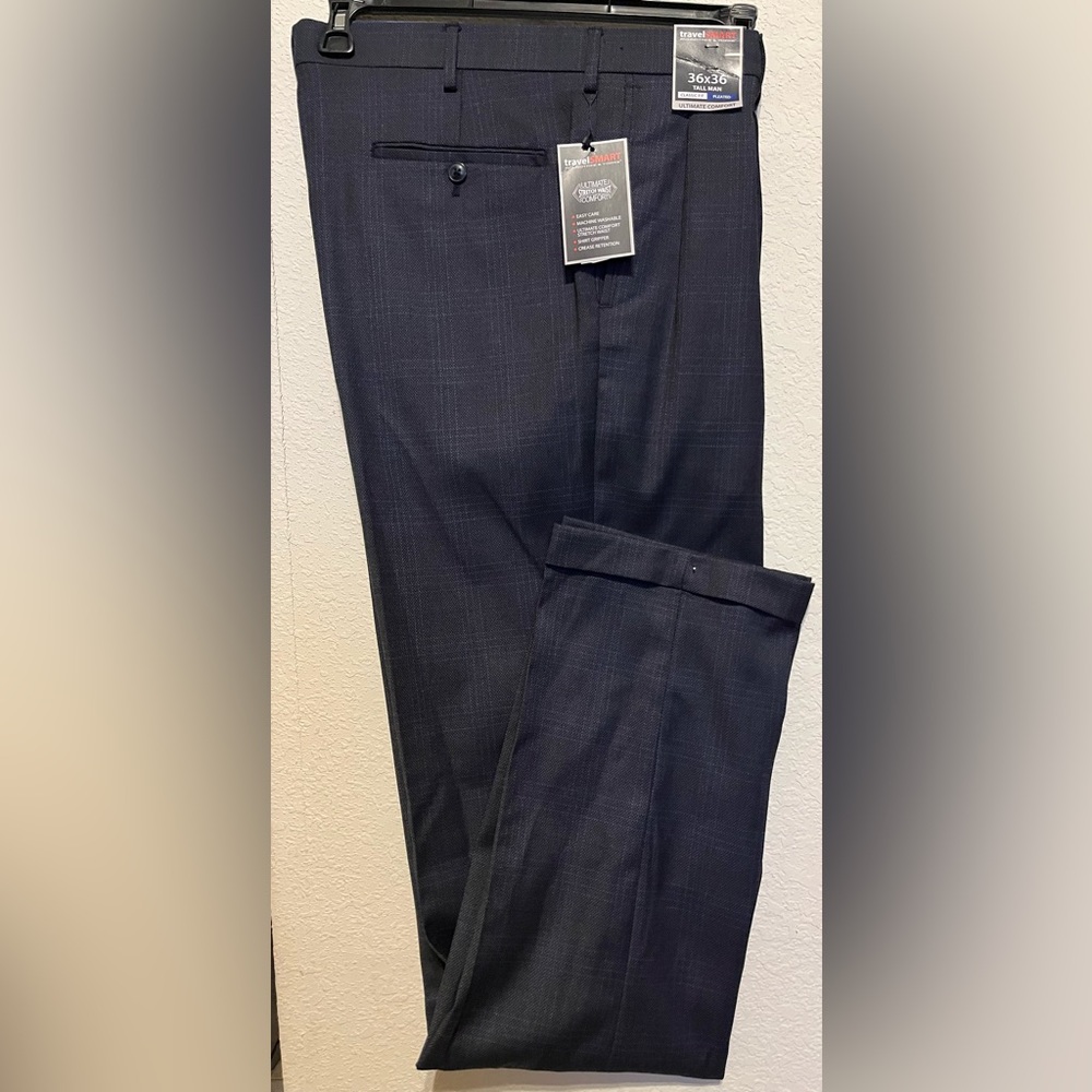 Roundtree & Yorke Black Dress Pants Formal Style
